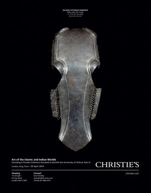 *Christie's London* <br>
<br>Art of the Islamic & Indian Worlds<br>