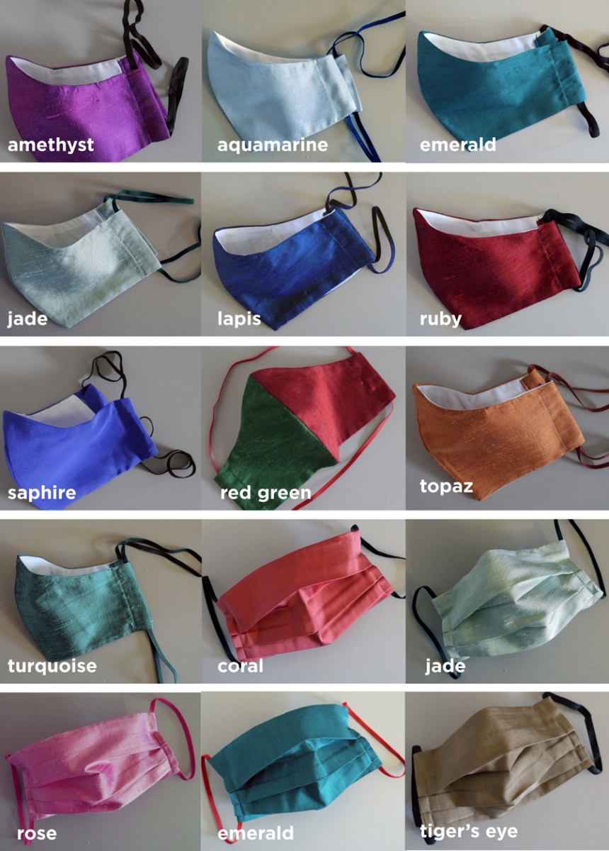 Cornucopia Magazine Pure Silk Masks