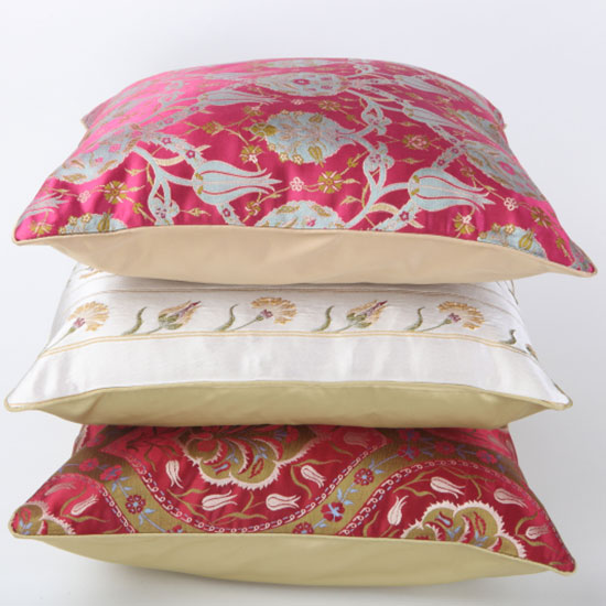 Cornucopia Magazine Ottoman Silks Bayezid cushion covers